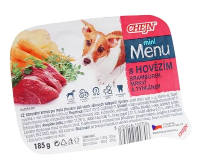 CHEJN MINI MENU hovädzie 185 g