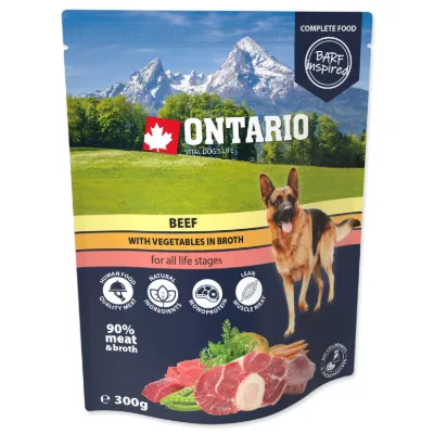 Kapsička Ontario hovädzie so zeleninou vo vývare 300g