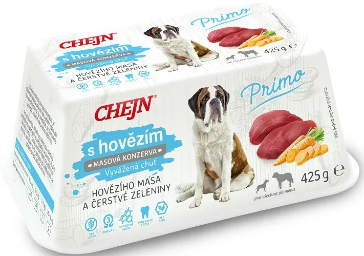 Chejn Primo s hovädzím a mrkvou 425 g