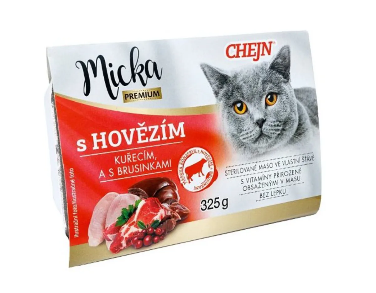 Chejn MICKA hovadzia 325g vanicka