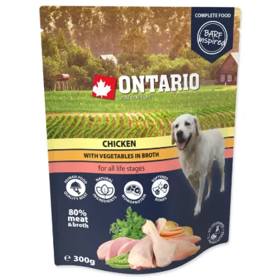 Kapsička Ontario kura so zeleninou vo vývare 300g