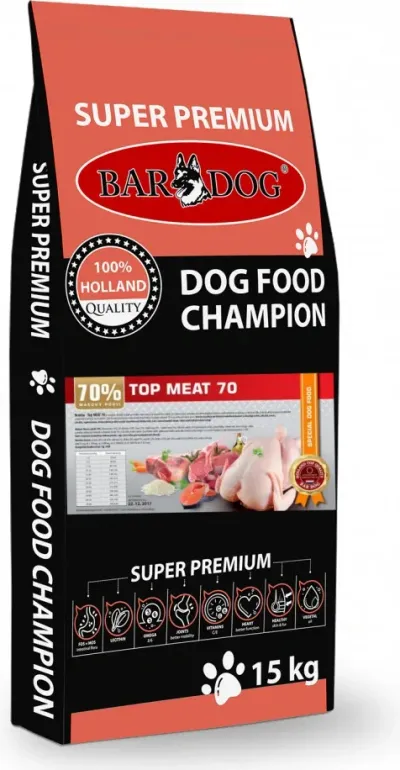 Bardog Top Meat 70 lisované granule 28 16