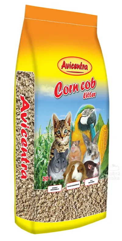 Avicentra kukuričná podstielka 20 l