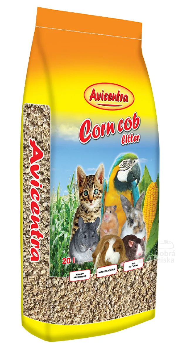 Avicentra kukuričná podstielka 20 l