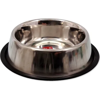 Miska DOG FANTASY nerezová s gumou Priemer 23 cm