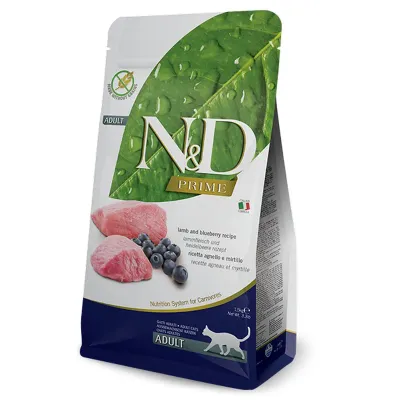 Farmina N&D cat PRIME (GF) adult, lamb & blueberry 1,5 kg