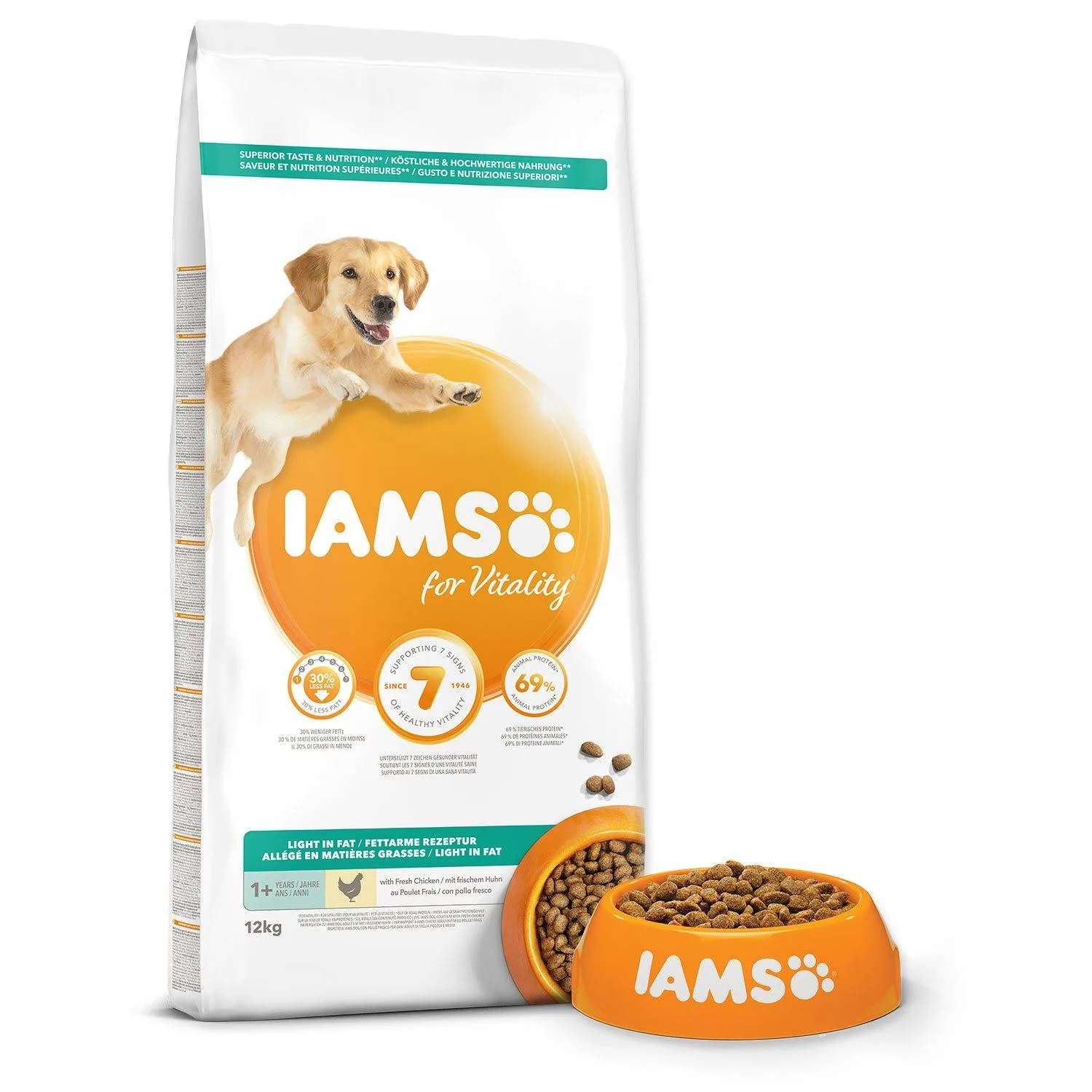 IAMS Dog Adult Weight Control Chicken 12 kg