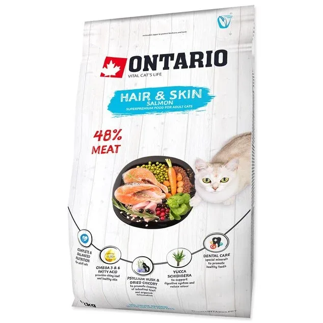 Ontario Cat Hair&Skin 2KG