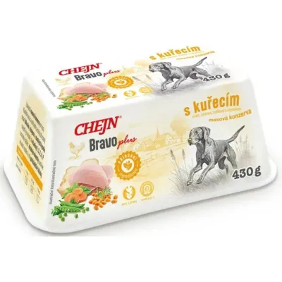 Chejn Bravo Plus s kuracím a zeleninou