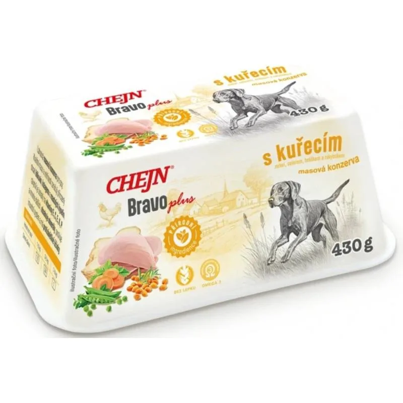 Chejn Bravo Plus s kuracím a zeleninou