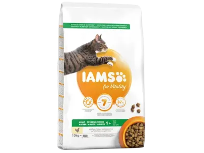 IAMS for Vitality Adult Cat Food with Fresh Chicken (velke)