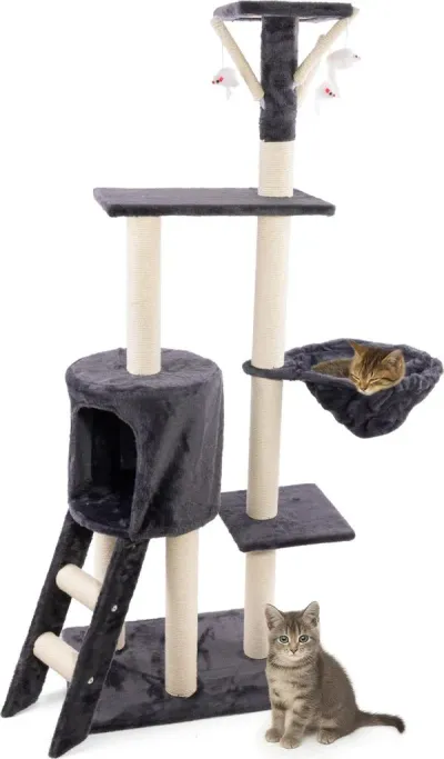 Skrabadlo pre macku 138 cm sede