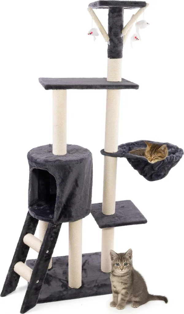Skrabadlo pre macku 138 cm sede