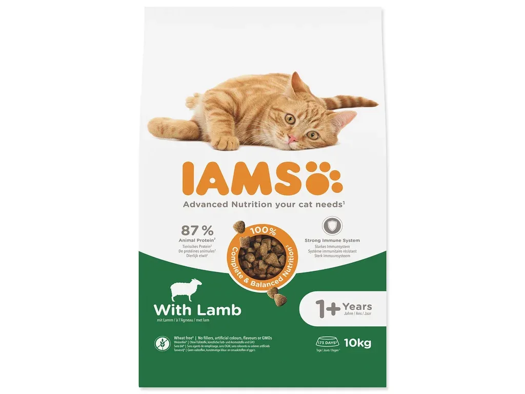 IAMS for Vitality Adult Cat Food with Lamb