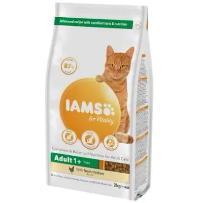 IAMS for Vitality Adult Cat Food with Fresh Chicken